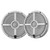 Fusion MS-RA670 Marine Receiver with 2 Pairs Wet Sounds RECON6-XWW 6.5" Marine Speakers