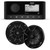 Fusion MS-RA60 Marine Stereo With 1 Pair of Wet Sounds RECON6-BG 6.5" Black Grill Marine Speakers