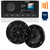 Fusion MS-RA210 Marine AM/FM/BT/NEMA2000/Sirius XM Ready Stereo with 1 Pair Wet Sounds RECON 6-BG High Output 6.5" Marine Coaxial Speakers, Black Grill