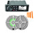 Fusion MS-RA70 Marine AM/FM/BT Stereo with 1 Pair Wet Sounds RECON 6-XWW RGB High Output 6.5" RGB Lighting Marine Coaxial Speakers, White Grill