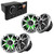 Fusion MS-RA670 Marine Receiver with 2 Pairs Wet Sounds REVO6-XSS 6.5" Marine Speakers