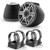 JL Audio Premium UTV 6.5" Speaker Pod and 1.75" Roll Bar Clamp bundle M6 Vex Gunmetal