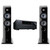 Focal Chora 816 2.5-way bass reflex floorstanding loudspeaker, Black (Pair) and TX-NR6100 7.2-Channel THX Certified AV Receiver