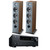 Focal Chora 826 3-way bass reflex floorstanding loudspeaker, Dark Wood (PAIR), and TX-NR7100 9.2-Channel THX Certified AV Receiver