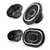 JL Audio SuperDuty SuperCab Interior Speaker bundle, 2017-Up SuperDuty SuperCab, Front and Rear C2 Coaxial Speaker Upgrade