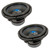 ATG Audio 10 inch 2" 4-layer aluminum single voice coil 4Ω 2 woofer bundle