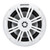 Fusion MS-RA60 Marine Stereo With Wireless Connectivity with 2 Pairs 49KM604W KM 6.5" 4Ω Marine Coaxial Speakers - Pair