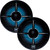 Wet Sounds REFURBISHED REVO 6-XWB Black Closed XW Grille 6.5 Inch Marine LED Coaxial Speakers (pair)