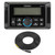 Clarion CMR-20 Marine Wired Remote with LCD Display w/ CMC-RC-25 25 ft (7.62 m) Remote Extension Cable