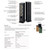Focal Aria EVO X N°2 Bass-Reflex 3-Way Floorstanding Loudspeaker, Black High Gloss - FARIAEVOXN2BK