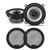 Alpine S2-S50 S-Series 5.25" Coaxial & KTE-S50G 5.25" S-Series Speaker Grill Bundle