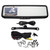 Advent ADVGEN352EXP Gentex Auto Dimming Rear View Mirror with 3.5" Camera Display with Advent ACA800 Mini License Plate Mount Camera With Parking Lines and Reverse Image