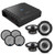 Alpine S2-A36F S-Series Class-D 4-Channel Amp w/ (2) S2-S65 S-Series 6.5" Coaxial & Grill Bundle