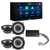 Alpine iLX-W670 Digital Multimedia Receiver & 2 Pairs Alpine S2-S50 Type S 5.25" Coax Speakers w/ Power Pack