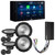 Alpine iLX-W670 Digital Multimedia Receiver & 2 Pairs Alpine S2-S80C Type S 8" Component Speakers w/ Power Pack