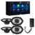 Alpine iLX-W670 Digital Multimedia Receiver & 2 Pairs Alpine S2-S68 Type S 6x8 Coax Speakers w/ Power Pack