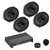 JL Audio (4 speakers ) C5-570cw-Single 5 x 7 / 6 x 8-inch Comp. Woofer w/ C3-100ct: 1-inch (25 mm) Tweeters & XDM600/6 Bundle ( Active Component )