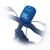 JBL Wind3SBLU "Slim" Handlebar Bluetooth Speaker - BLUE - Used, Open Box