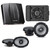 Alpine PXE-C80-88 OPTIM8 8-Channel Hi-Res Digital Sound Processor Amplifier w/ SS-SB10 Subwoofer, R2-S65 & R2-S69 Bundle