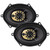 Jensen JS68T 6x8" Triaxial Speakers, Pair
