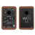 Kanto YU4WALNUT YU4 Walnut Powered Speakers with Bluetooth, Built-In Phono Preamp and Kevlar® Drivers, Pair - Used, Open Box