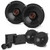 Infinity Reference Series REF607FSL 6.5" Shallow Mount Coax (Pair) with REF507CF 5.25" 2-Way Component Set (Pair)