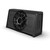 Wet Sounds ZERO Series - ZERO-12-S4-XZ-B Black 12" ZERO Series 4-OHM Marine Subwoofer with Shallow Mounting Depth and Hidden Mounting Hardware with ZERO-12-ENC 12" Weatherproof, Roto-Molded Subwoofer Enclosure for ZERO Series 12" Woofer