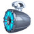 Memphis Audio LED Tower Speakers with MXA62TG 6.5 Compression Speakers in gray with MXA300.2 2-Channel Marine amplifier