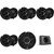 Wet Sounds (4 Pairs) ZERO Series - ZERO-6-XZ-B Black 6.5" ZERO Series 4-OHM Marine HCLD Speakers with ZERO-10-S4-XZ-B 10" Shallow Subwoofer 4-OHM and ZERO-10-ENC 10" Weatherproof, Roto-Molded Subwoofer Enclosure for ZERO Series 10" Woofer