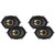 Jensen (2 Pairs) JS68T 6x8" 3-Way Speakers Triaxial