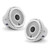 JL Audio MM105 & MV600/6i w/ (6) M6-880X-C-GwGw 8.8, White Classic Grille Speakers