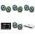 JL Audio MM105 & MV800/8i w/ (4) M6-770X-S-Gmti-i, RGB LED, Gunmetal & Titanium Sport Grille Speakers