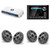 JL Audio MM105 & MV800/8i w/ (2) M6-650X-S-Gmti, Gunmetal & Titanium Sport Grille Speakers