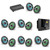 JL Audio MM50 & XDM600/6 w/ (6) M6-770X-S-Gmti-i, RGB LED, Gunmetal & Titanium Sport Grille Speakers