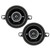 Kicker DSC350 3.5-Inch (89mm) Coaxial Speakers, 4-Ohm (Pair)