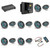 JL Audio MM50 & XDM600/6 w/ (6) M3-650X-S-Gm-i LED 6.5 Sport Grill Gunmetal Speakers & LED Remote