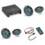 JL Audio XDM200/2 w/ (2) M3-650X-S-Gm-i LED 6.5 Sport Grill Gunmetal Speakers & LED Remote