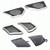 Metra Bundle - JP1017 2018-Up Wrangler/Gladiator Upgrade Dashboard Speaker Grillswith Metra JP1018 2018-Up Wrangler/Gladiator Upgrade Lower Dash Speaker Grille Cut-ins