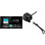 Kenwood DMX7709S Digital Multimedia Receiver with CMOS-230LP Rearview Camera with License Plate Mounting Hardware