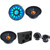 Memphis MM1024 10" Marine Subwoofer and SRXPT SRX 4" Pro Tweeters and SRXP62V2 SRX Pro 6.5" with All-In-One enclosure Compatible with Ford bronco tailgate