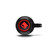 Rockford Fosgate M1WL-65MB Black 6.5" Color Optix Moto Can Speakers, 75w Rms, 300w Peak, Clamps Included - Used, Good