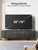 ErgoAV ERFFL4-01BB - Large Black Enclosed Cabinet with Block Feet