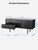 ErgoAV ERFFS5-01BB - Small Black Enclosed Cabinet with Metal Legs