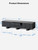 ErgoAV ERFFX4-01BB - Extra Large Black Enclosed Cabinet with Block Feet