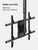ErgoAV ERMCL1-01B - Ceiling Mount - 43" to 75" TV's