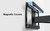 ErgoAV ERMMM6-01B - Motion Mount - 39" to 65" TV's (Dual Stud) with IsoTILT