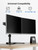 ErgoAV ERDAM4-01B - Motion Stand for Dual Monitors 13" to 32"