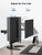 ErgoAV ERDAS1-01B - Motion Stand for Dual Monitors 13" to 27"
