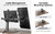 ErgoAV ERDAS1-01B - Motion Stand for Dual Monitors 13" to 27"