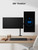 ErgoAV ERDAS2-01B - Motion Mount for Dual Monitor 13" to 27"